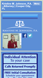 Mobile Screenshot of kristinemjohnsonpa.com